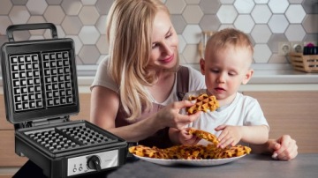 МОЩНАЯ Вафельница ВЫСОКАЯ МОЩНОСТЬ MPM MGO-24 1400 Вт ХРУСТЯЩИЕ Вафли