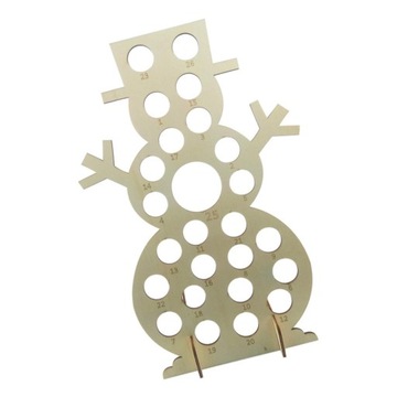 Wooden Countdown Board Calendar Notes Snowman 2