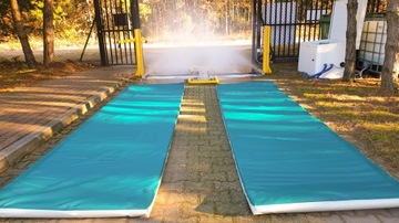 Дезинфицирующий коврик. Самое прочное - армированная сетка!