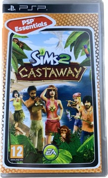THE SIMS 2 CASTAWAY płyta bdb- komplet Z PL PSP