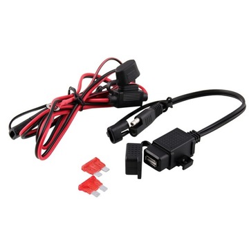 Motocykl Adapter kabla USB wodoodporna ładowarka U