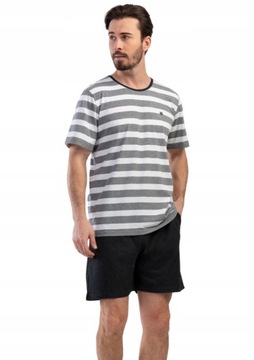 Piżama Męska bawełniana krótki Vienetta 2XL + size