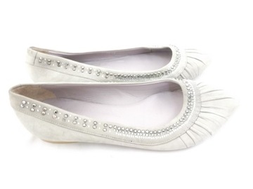 MARIE CLAIRE skóra balerinki 25,5 cm