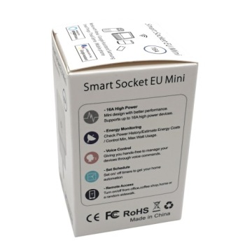 Умный монитор энергопотребления розетки Alexa Tuya WiFi control 16A 3600W