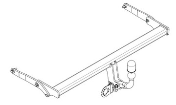 NOVÝ ZAŘÍZENÍ(HÁK) TÁŽNÝ DO AUDI A3 8YS SEDAN 04.2020- A-125 STEINHOF 1800 KG