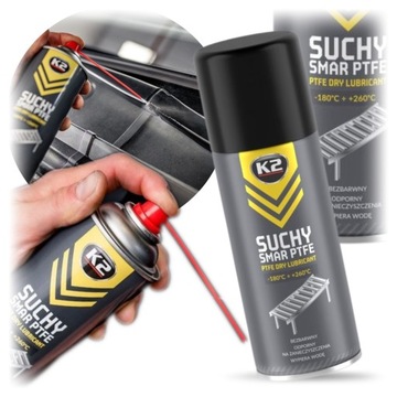 Suchy Smar K2 Spray z Teflonem PTFE W120 400ml