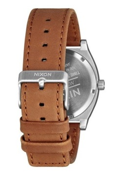 NIXON TIME TELLER DELUXE LEATHER SUNRAY SADDLE