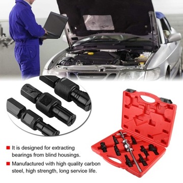 Комплект для снятия внутреннего съемника глухого подшипника, 9 шт., внутренний комплект скользящего молотка