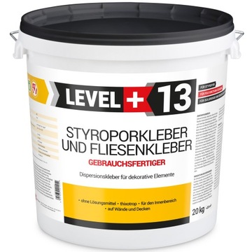 Klej do Płytek Gipsowych Styropianu 20kg Level+13