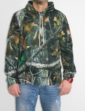 BLUZA -XL - MORO, KAMUFLAŻ, REAL TREE, NATURA, LAS