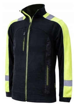 BLUZA ROBOCZA POLAR ciepła CLASSWORK ostrzegawcza