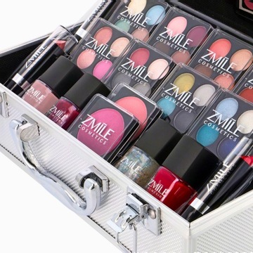 ПОДАРОЧНАЯ КОРОБКА КОСМЕТИКИ ДЛЯ МАКИЯЖА ДЛЯ ДОЧИ 6-16 ЛЕТ, БОЛЬШОЙ НАБОР 47 EL