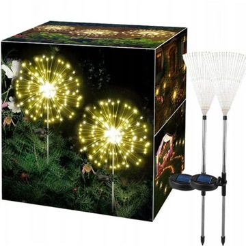 2SZT DMUCHAWIEC SOLARNY OGRODOWY LAMPKA SOLARNA 150 LED SOLARNA OZDOBA