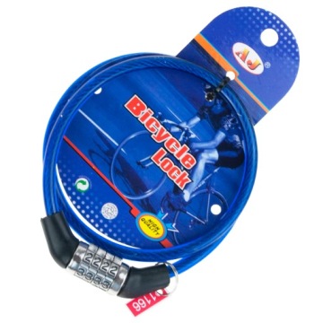 ЗАМОК ЗАМОК ВЕЛОСИПЕДНЫЙ КАБЕЛЬ БЕЗОПАСНОСТИ для КОМБИНИРОВАННОГО ДВИГАТЕЛЯ велосипеда, скутера