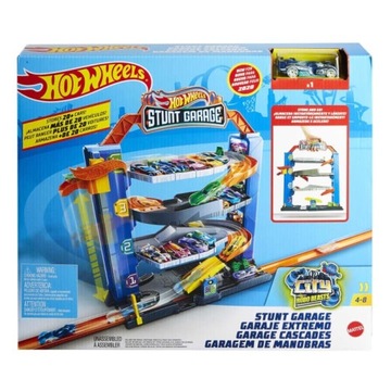 GNL70 Hot Wheels Garaż City Kaskaderski z windą