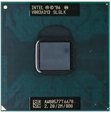 Procesor Intel Core2Duo T6670 2.2/2M/800 SLGLK