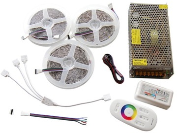 ZESTAW Taśma 720 LED RGBW 12mBiała CIEPŁA 5050 HIT