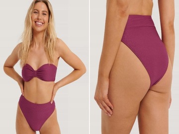 NA-KD DÓŁ OD BIKINI RÓŻOWE ELASTYCZNE 40 L N02