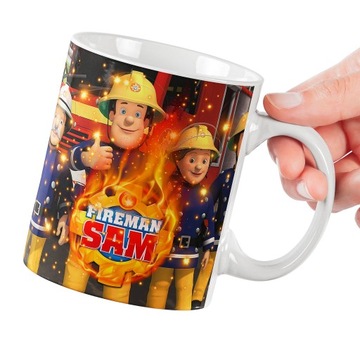 NAJLEPSZY KUBEK DLA DZIECI STRAŻAK SAM FIREMAN NA PREZENT SUPER JAKOŚĆ