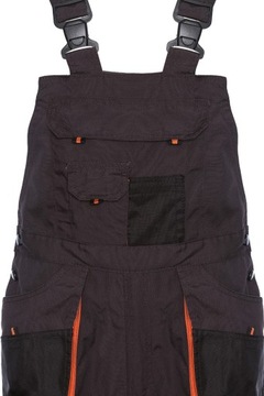 STRONG Рабочие брюки CLASSIC ORANGE REINFORCED полукомбинезон OXFORD600