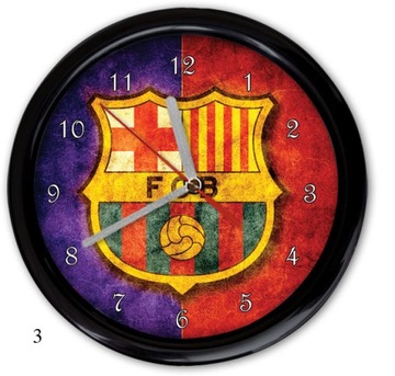 FC BARCELONA НАСТЕННЫЕ ЧАСЫ футбол бесшумные