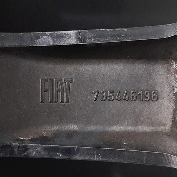 4× DISK HLINÍK FIAT OE 735446196 7.5" X 18" 5X110 ET 36