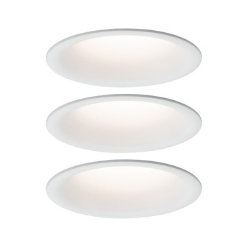 Paulmann Zestaw opraw CYMBAL LED DIM 3x6,8W 2700K IP44 30° - biały