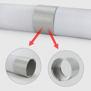 ZŁĄCZE DO RURA KLIMATYZATORA PRZENOŚNEGO 150MM
