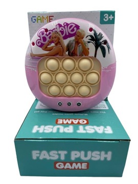 Konsola Pop It Speed Push Barbie - gra elektroniczna dla dzieci.