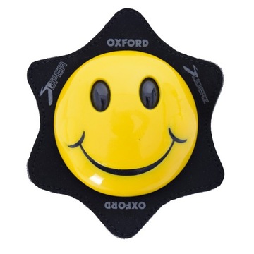 OXFORD ŚLIZGACZE NA KOLANA SMILER KNEE SLIDERS BLACK YELLOW OS (PARA)