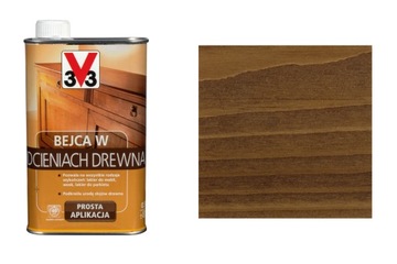 V33 Bejca W Odcieniach Drewna Dąb Ciemny Mat 0,5L