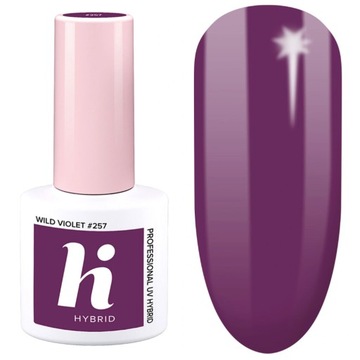 HI HYBRID LAKIER HYBRYDOWY 257 WILD VIOLET 5ml