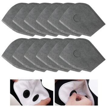 FILTR FILTRY PM2.5 do MASECZEK MASEK HEPA 12 sztuk ZESTAW