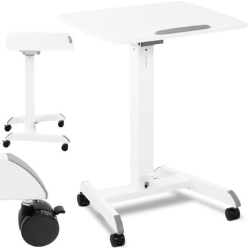 Stolik stojak pod laptopa odchylany regulowany na kółkach 60 x 52 cm 760 -