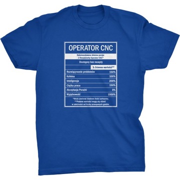 Etykieta GDA Operator CNC Koszulka Dla Operatora