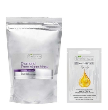 BIELENDA PROFESSIONAL MASKA ALGOWA DO TWARZY DIAMENTOWA 190G + GRATIS