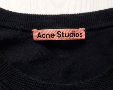 ACNE STUDIOS KNIT000215 WOOL MĘSKI SWETER JAK NOWY L