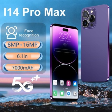Мобильный телефон i14 pro max с экраном 6,1 дюйма для смартфонов Android 11.0, 4 ГБ и 64 ГБ, 70