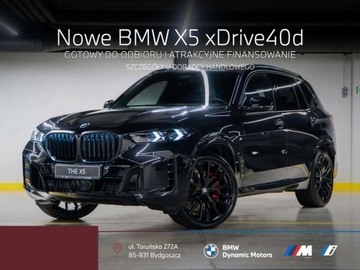 BMW X5 G05 SUV Facelifting 3.0 40d 352KM 2025 BMW X5 xDrive40d 352 KM mHEV - Gotowy do Odbioru - Hak Holowniczy - M Sport