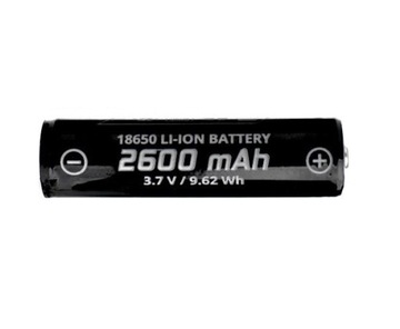 PROX AKUMULATOR LI-ION 18650 DO LAMPEK CRATER TORCH 2600 mAh 3,7V