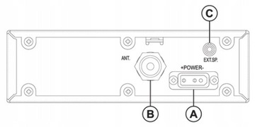 ПРЕЗИДЕНТ ДЖОНСОН II AM/FM CB-радио 12 В/24 В BG8