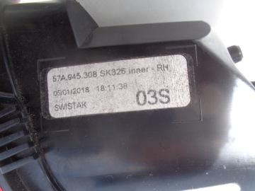 SKODA KAROQ 57A SVĚTLO ZADNÍ LED PRAVÁ 57A945308