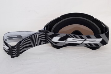 LS2 GOGLE ENDURO MOTOCROSS ATV CHARGER PRO BLACK 2 szybki + zrywki