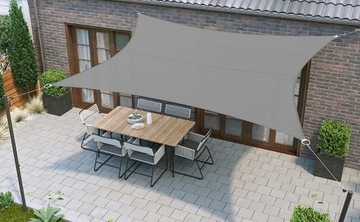 ПРЯМОУГОЛЬНЫЙ БАЛКОННЫЙ ПАРУС, ВОДОНЕПРОНИЦАЕМЫЙ, ВЕРЕВКИ, ТЕНТ, ТЕНЬ.