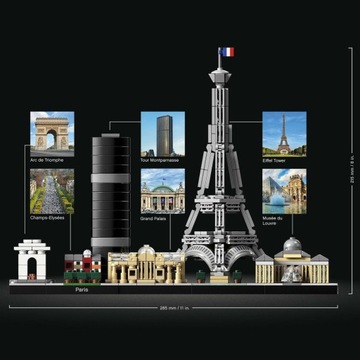 Коллекционная модель LEGO Architecture Paris 21044