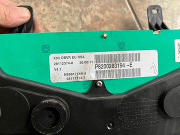 PŘÍSTROJOVÁ DESKA BUDÍKY RENAULT OE P8200283194-D