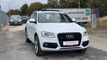 Audi Q5 I SUV Facelifting 3.0 TDI clean diesel 258KM 2014 Audi Q5 Raty 3.0 TDI QUATTRO S-LINE Skora Panorama Zarej w PL Gwarancja, zdjęcie 3