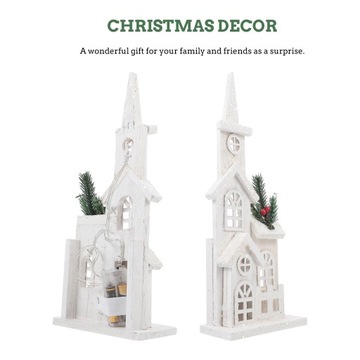 Светодиодные рождественские домики Имбирный пряничный маяк