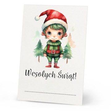 ПОДАРОЧНЫЕ ЭТИКЕТКИ праздники Новогодние бирки (10 шт.)