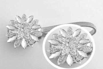 SPINKA KLAMRA na MAGNES UPIĘCIE do FIRAN ZASŁON